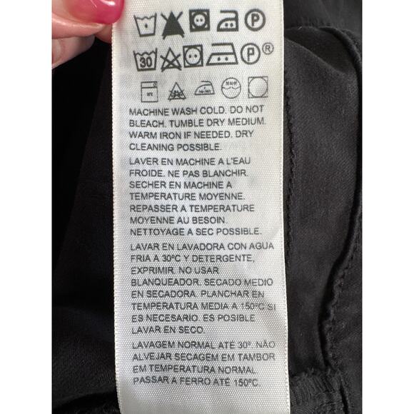 NWT Levi's Womens Destructed 711 Skinny Jeans Black Size 18M - Picture 12 of 13